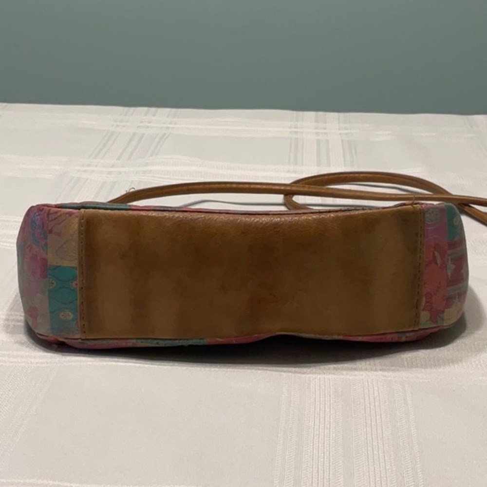 Fossil Leather Crossbody Small Patchwork Design W… - image 4